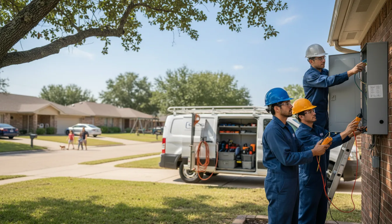 Certified electrician providing emergency electrical services in Pierron, IL